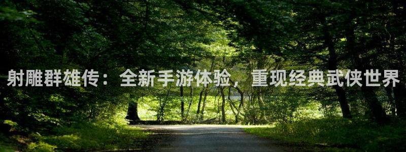 杜邦娱乐官方登录网址：射雕群雄传：全新手游体验，重现经典武侠